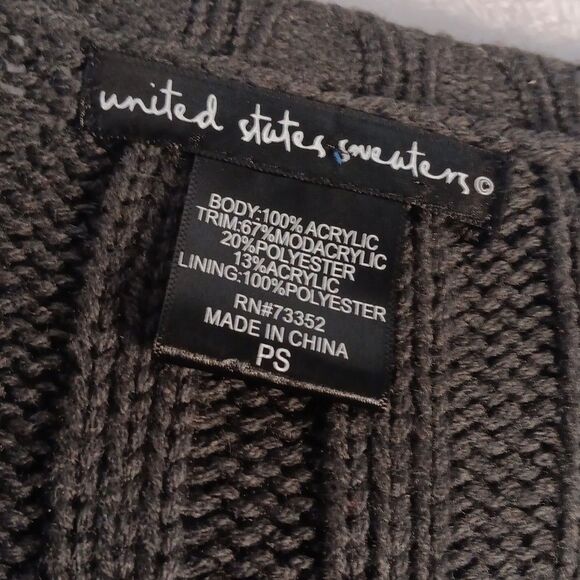 Chic Cable Knit Faux Feathery Fur Sweater - Picture 6 of 7